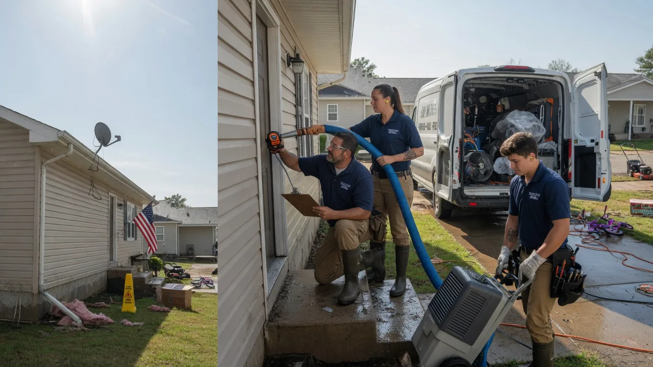 Ceiling Water Damage Restoration in Wilsonville, NE near me